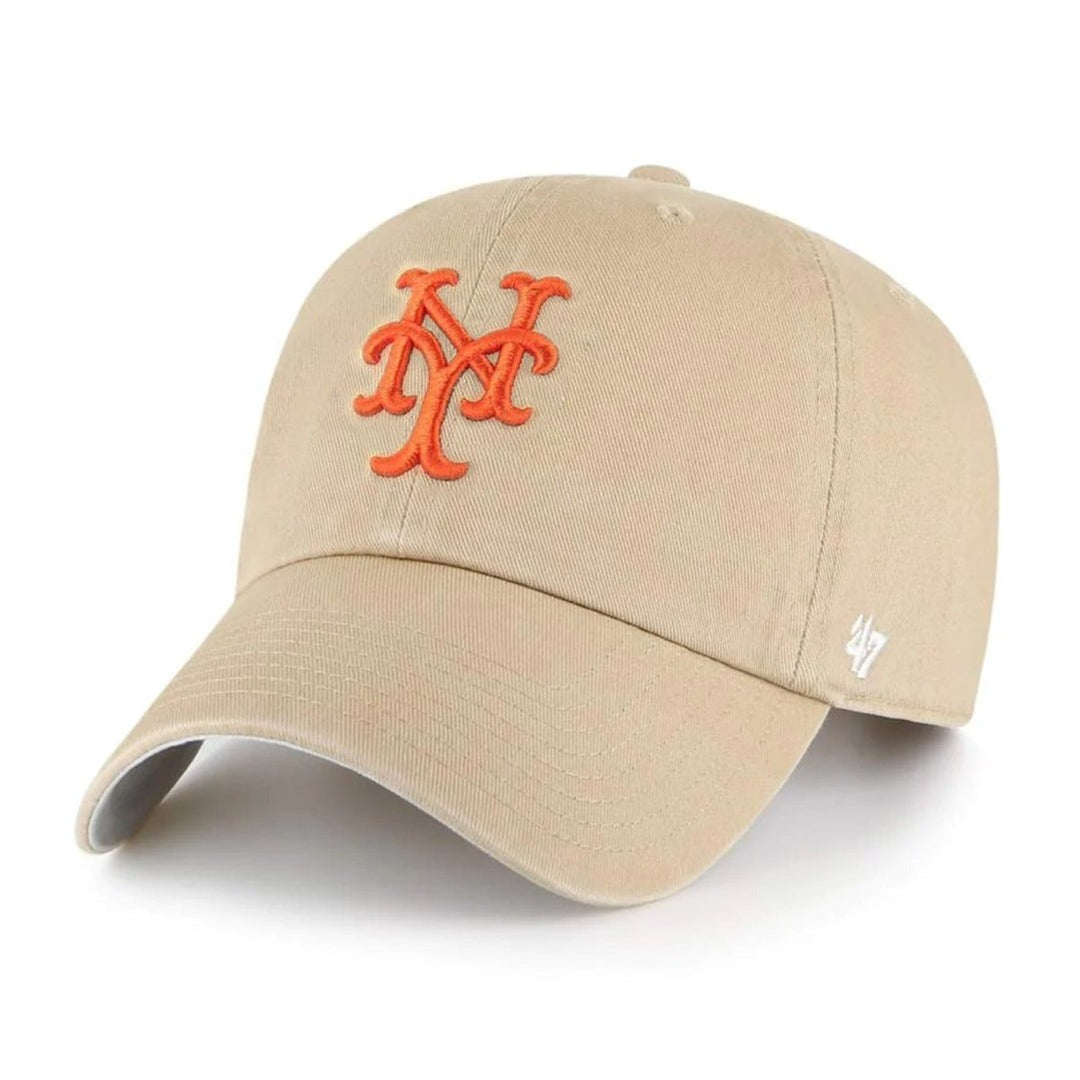47 Brand New York Mets Khaki 47 Clean Up | B-NLRGW16GWS-KH