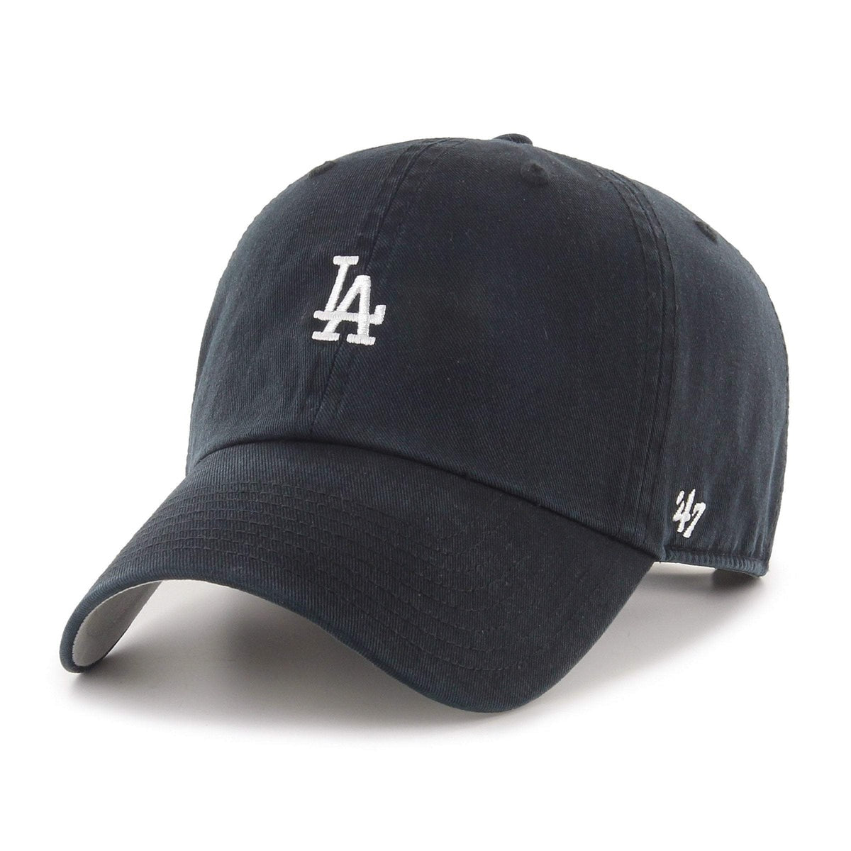 47 Brand Los Angeles Dodgers Black Base Runner 47 Clean Up | B-BSRNR12GWS-BKA