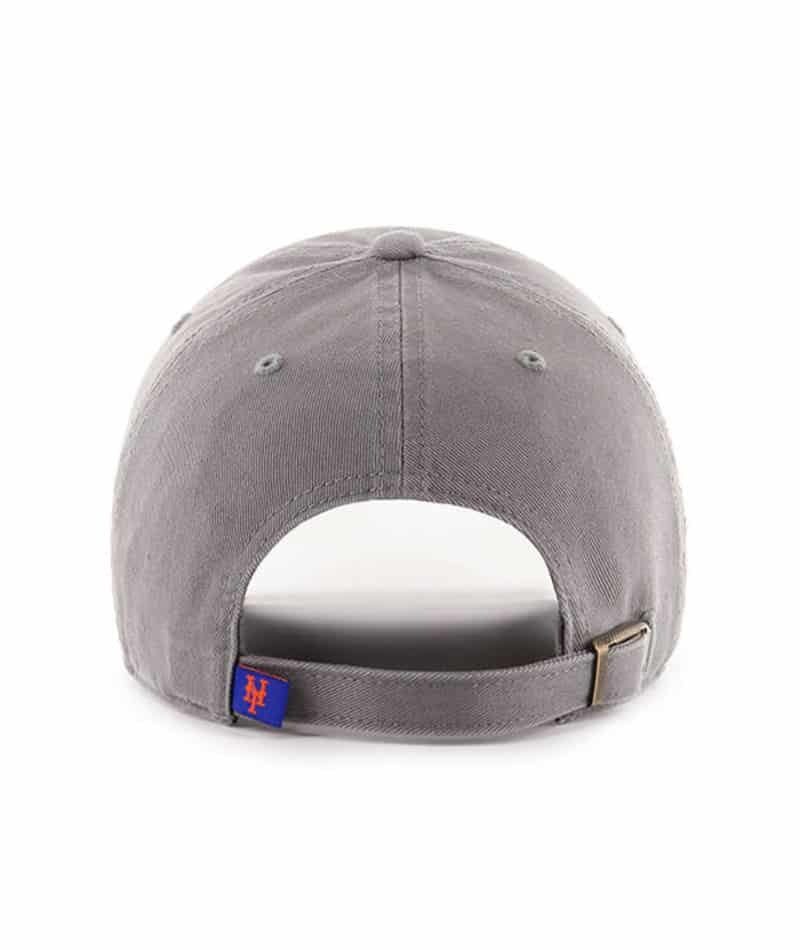 47 Brand New York Mets Dark Gray 47 Clean Up | B-RGW16GWS-DY