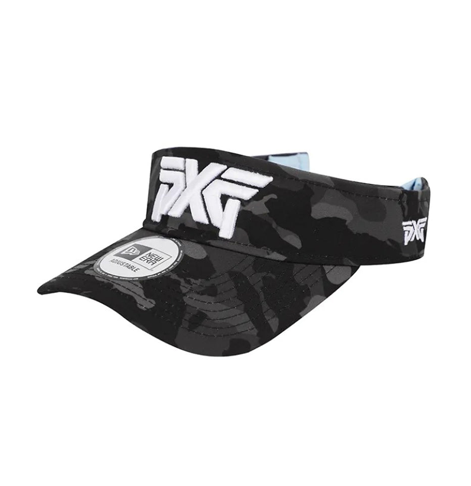 PXG Fairway Camo Sport Visor Adjustable Velcro | Black H-FC-SPVISOR-BLK