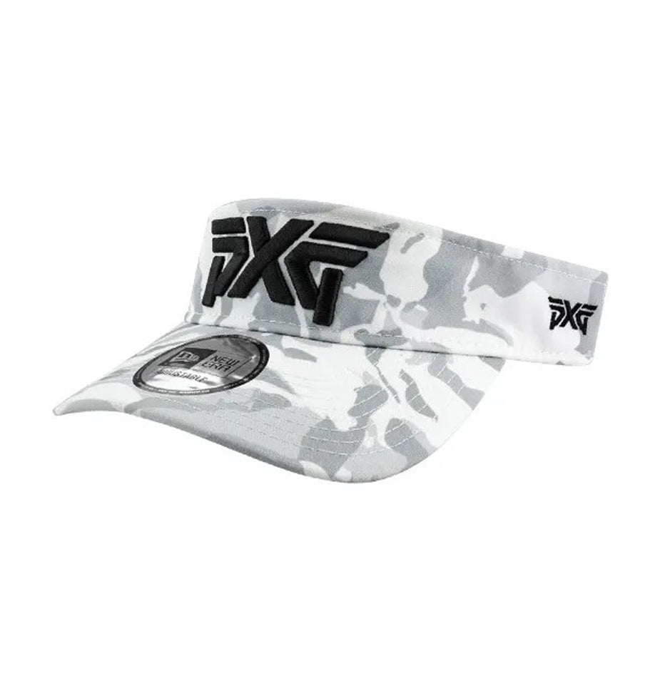 PXG Fairway Camo Sport Visor Adjustable Velcro | White H-UHW51-EP-W