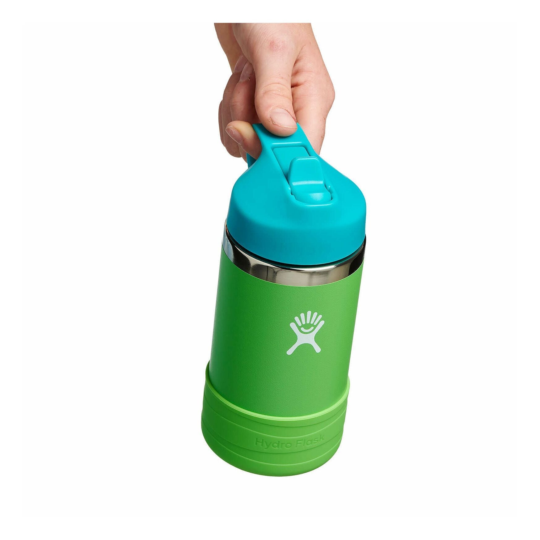 Hydroflask Kids Wide Mouth Straw Cap 12oz | Grass W12CSWBB334