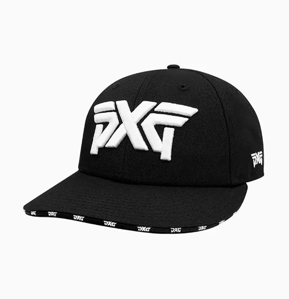 PXG Logo Repeat 920 Women's-Adjustable Velcro | Black H-RPTLOGO-920W-BLK
