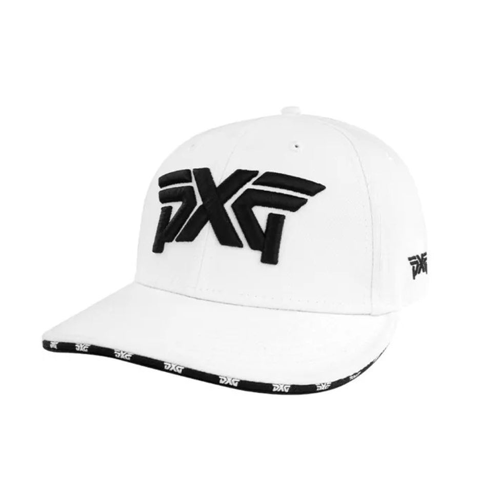 PXG Logo Repeat 950 Low Profile | White H-RPTLOGO-950LP-WHT