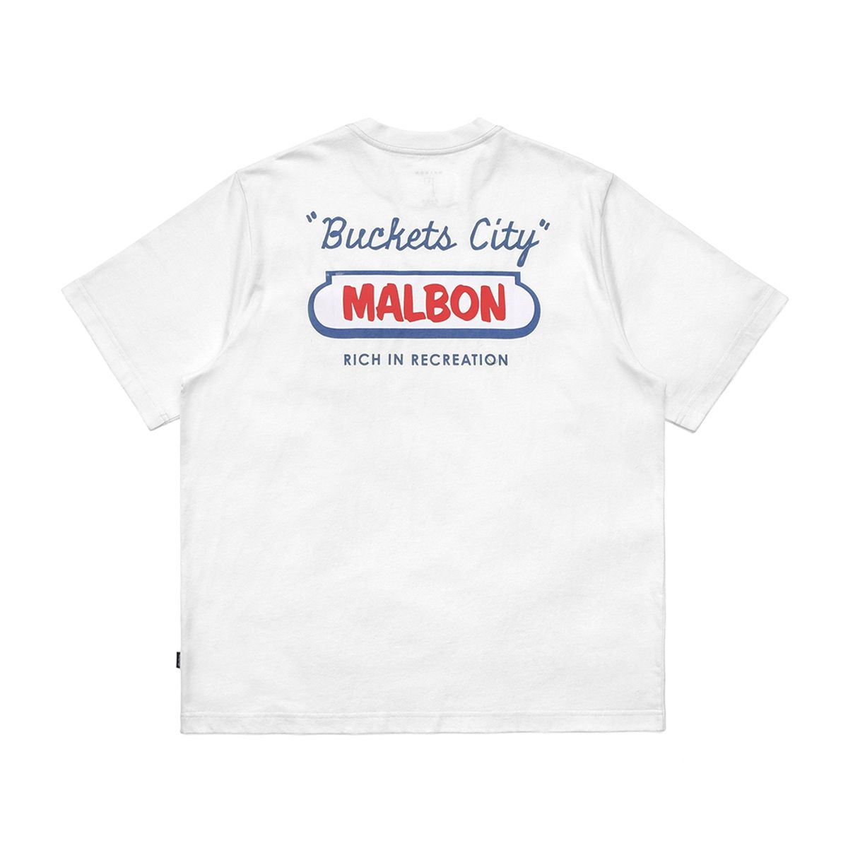 Malbon Buckets City Pocket Tee | White M-7983