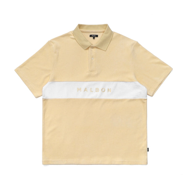 Malbon Clearwater Terry Polo | Sand M-7947