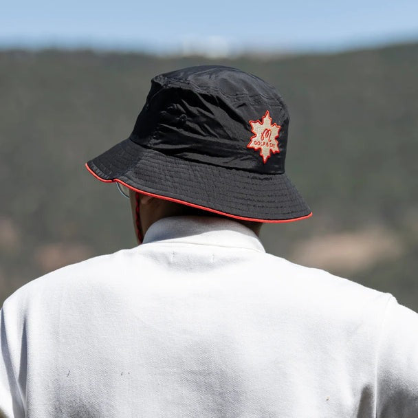 Malbon Golf&Ski Bucket Hat | Black M-7820-BLK