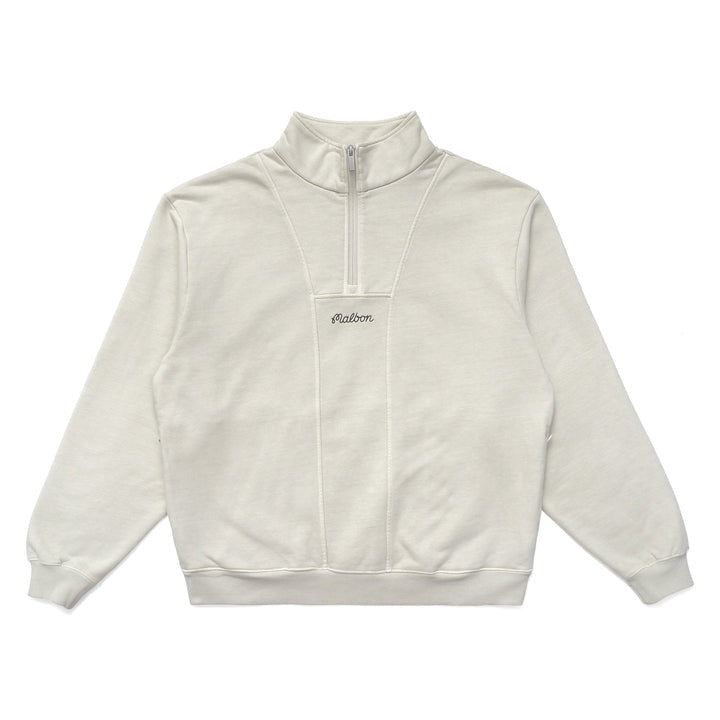 Malbon Grandcase Quarter Zip | Ivory M-7995