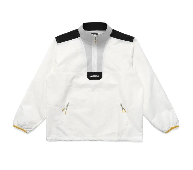 Malbon Hazard Half Zip Jacket | White M-7988