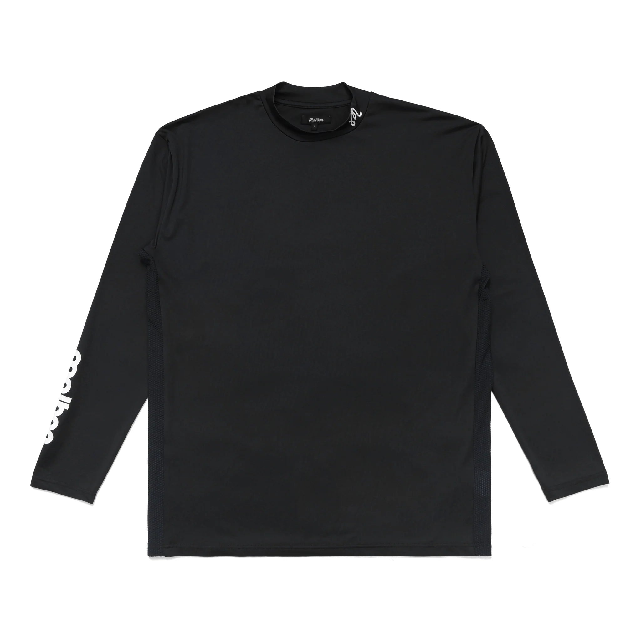 Malbon Sunscape Compression Mockneck | Black M-7989