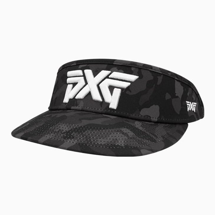 PXG Fairway Camo Tour Visor Adjustable Velcro | Black H-FC-TRVISOR-BLK
