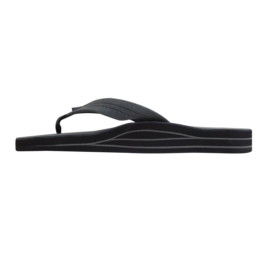 Rainbow Sandals Men's Double Layer Sandal - Black 302ALTS0PBLK