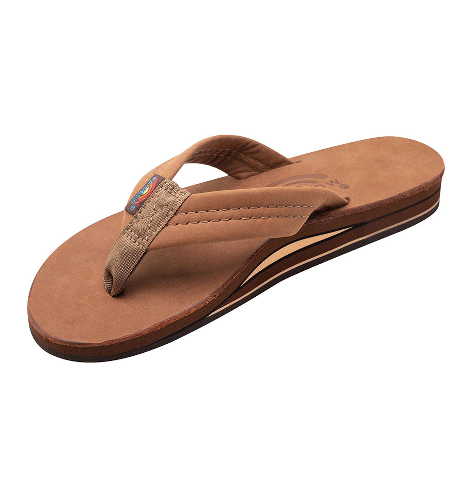 Rainbow Sandals Women's Double Layer Sandal - Red Wood 302ALTS0RDWD
