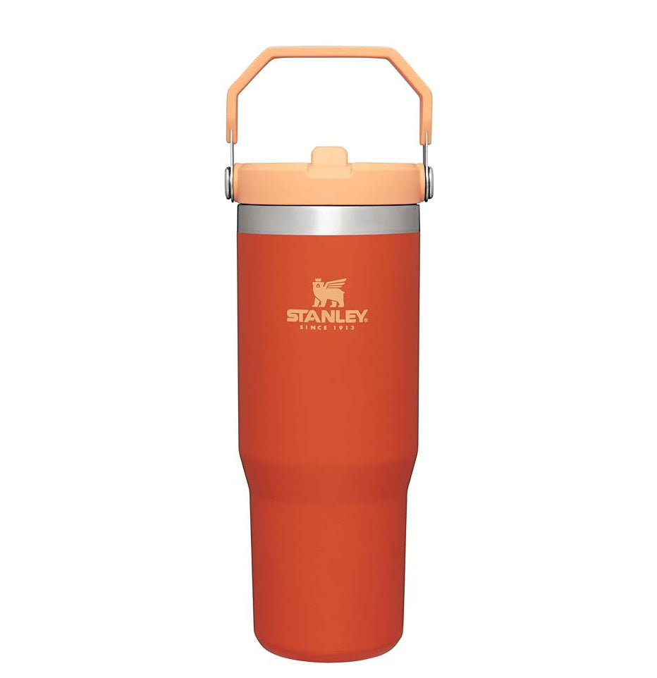 Stanley The Iceflow™ Flip Straw Tumbler | 30 OZ - Tigerlily 10-09993-178