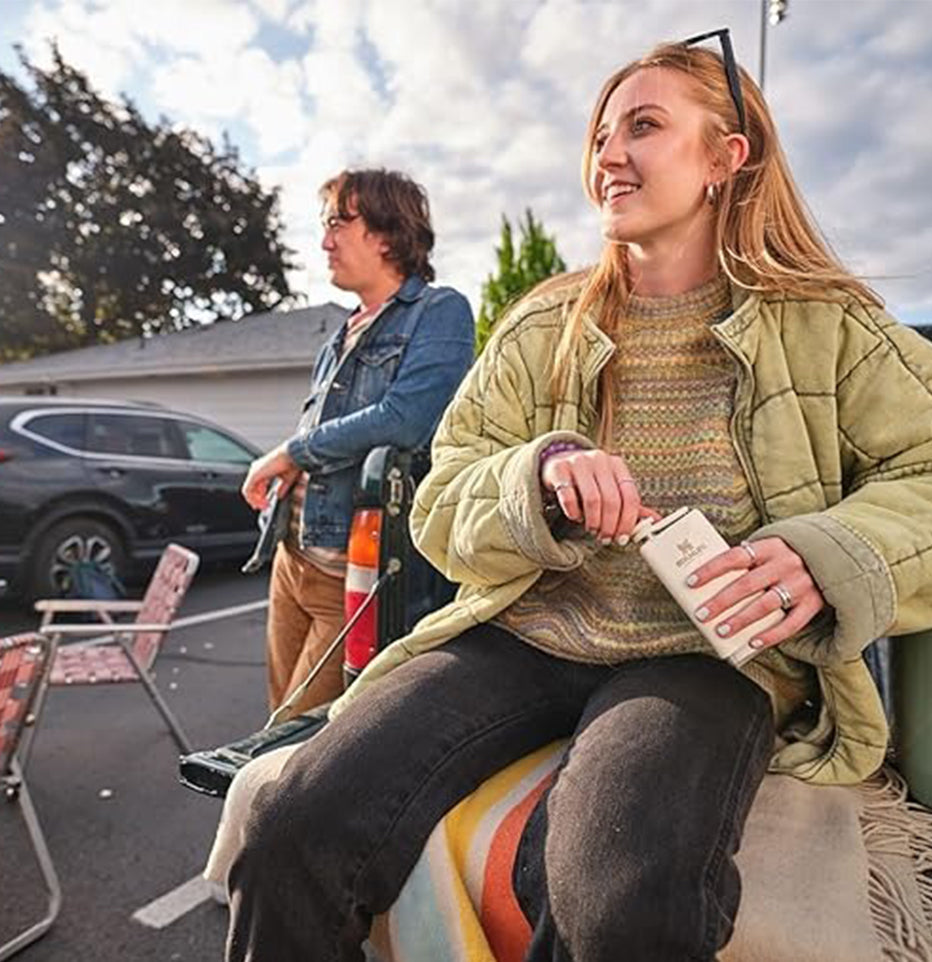 Stanley Adventure Pre-Party Flask | 8 OZ - Stainless Steel 10-01564-108