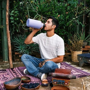 Hydroflask wide Flex Cap 64oz - Agave W64BTS374 tumblerEdge on Street