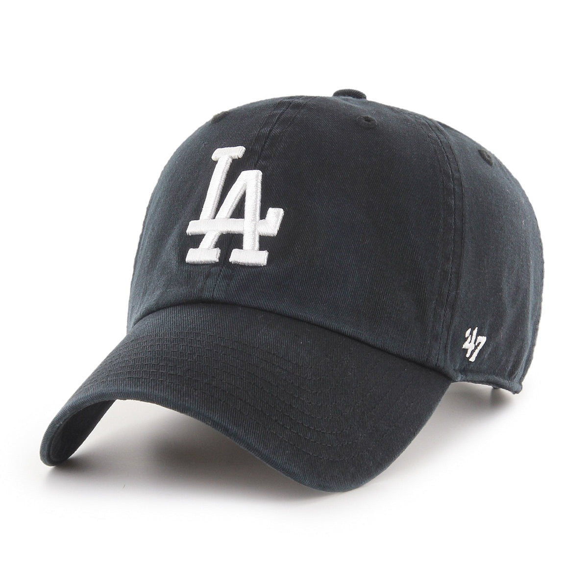 47 Brand Los Angeles Dodgers Black 47 Clean Up | B-RGW12GWS-BKJ