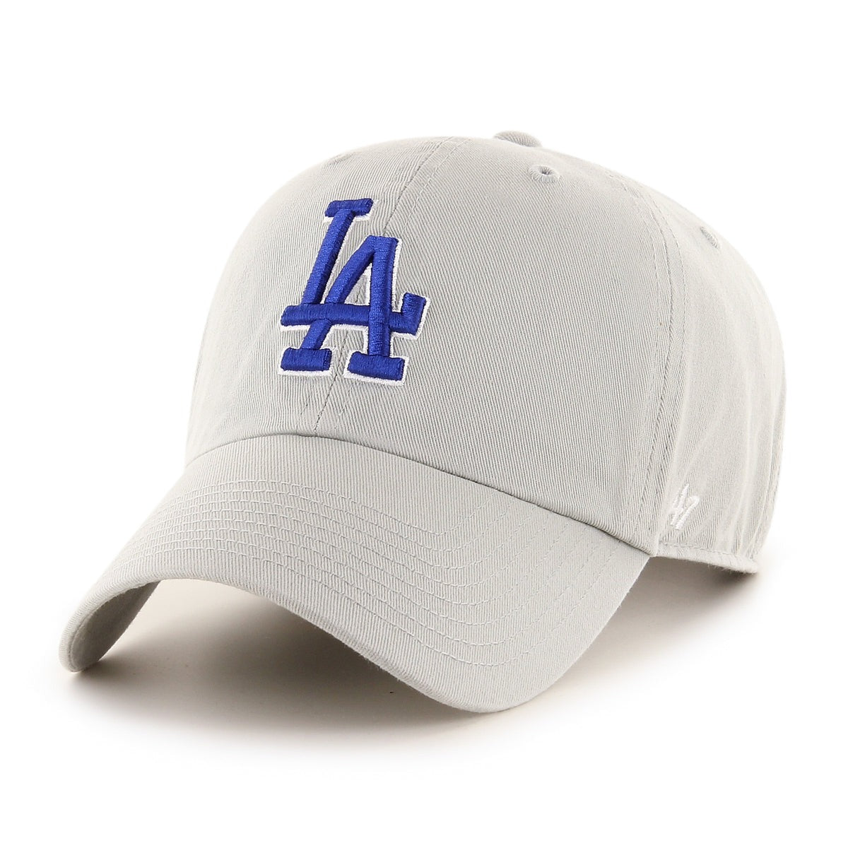 47 Brand Los Angeles Dodgers Gray 47 Clean Up | B-RGW12GWS-GYB