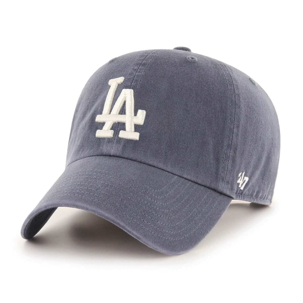 47 Brand Los Angeles Dodgers Vintage Navy 47 Clean Up | B-RGW12GWS-VN