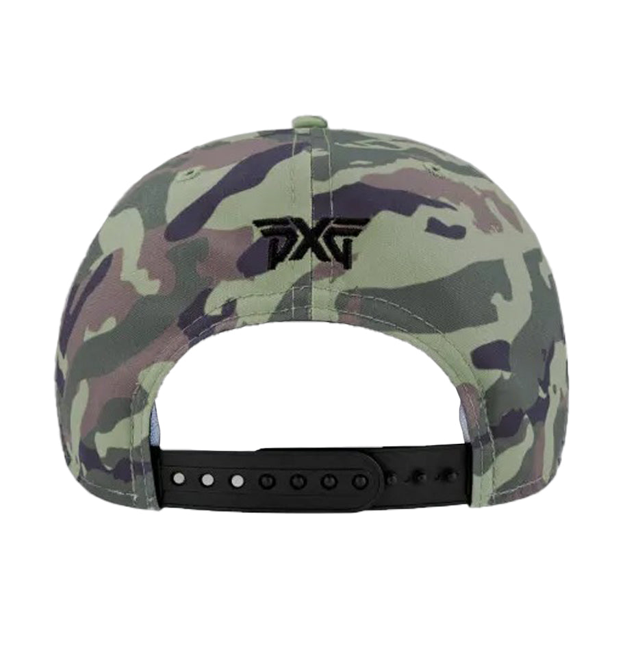 PXG Jungle Camo 950 Low Profile | Fairway Camo Green-Black Logo H-950ADJ-FC-BLKLOGO