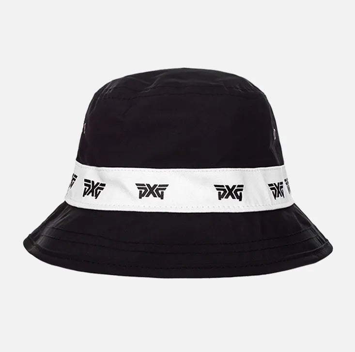 PXG Logo Repeat Bucket Hat | Black H-RPTLOGO-BUCKET-BLK