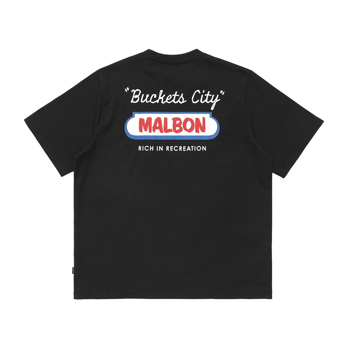 Malbon Buckets City Pocket Tee | Black M-7983