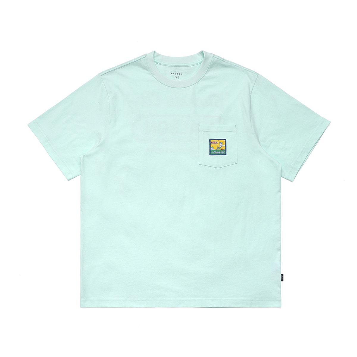 Malbon Buckets City Pocket Tee | Mint M-7983