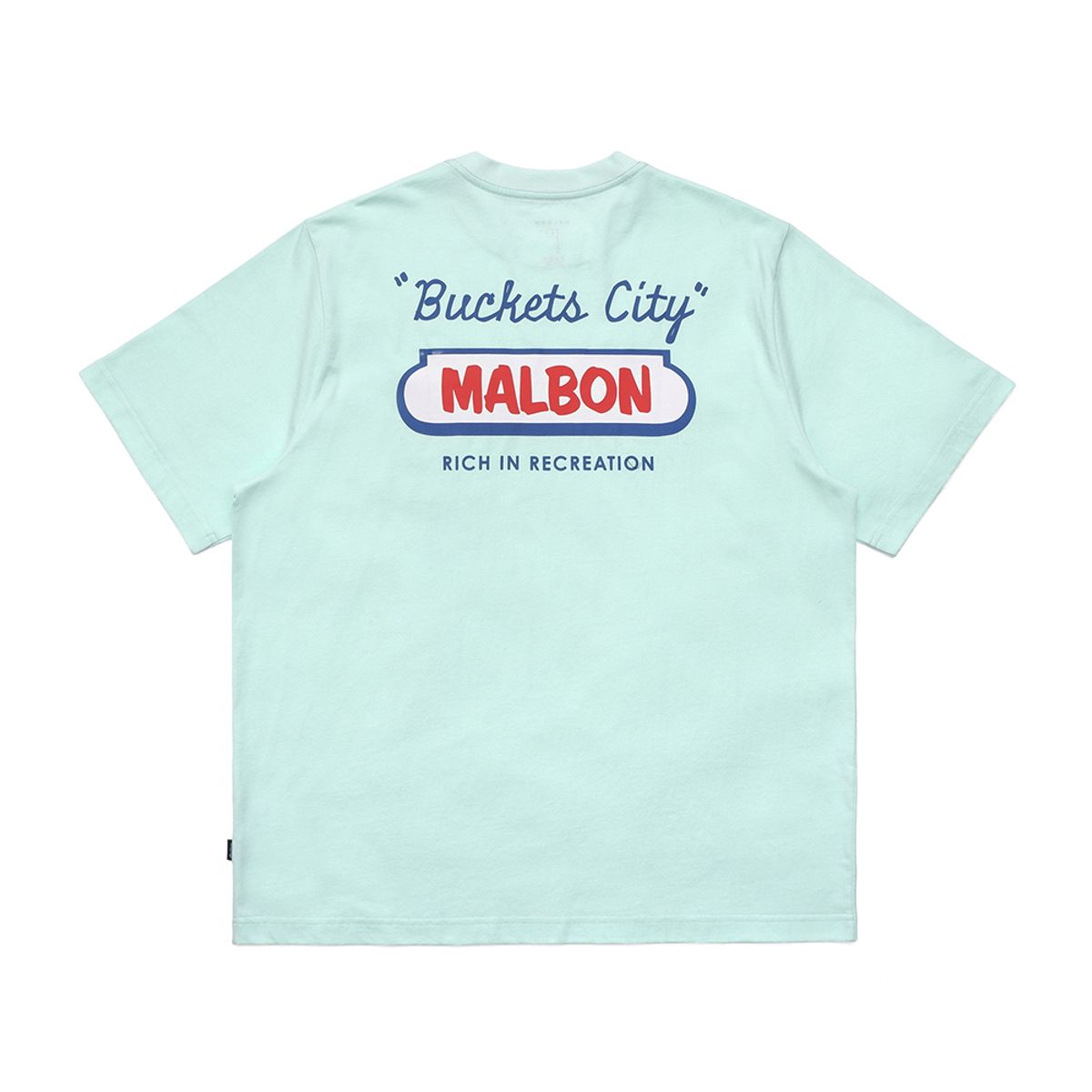 Malbon Buckets City Pocket Tee | Mint M-7983