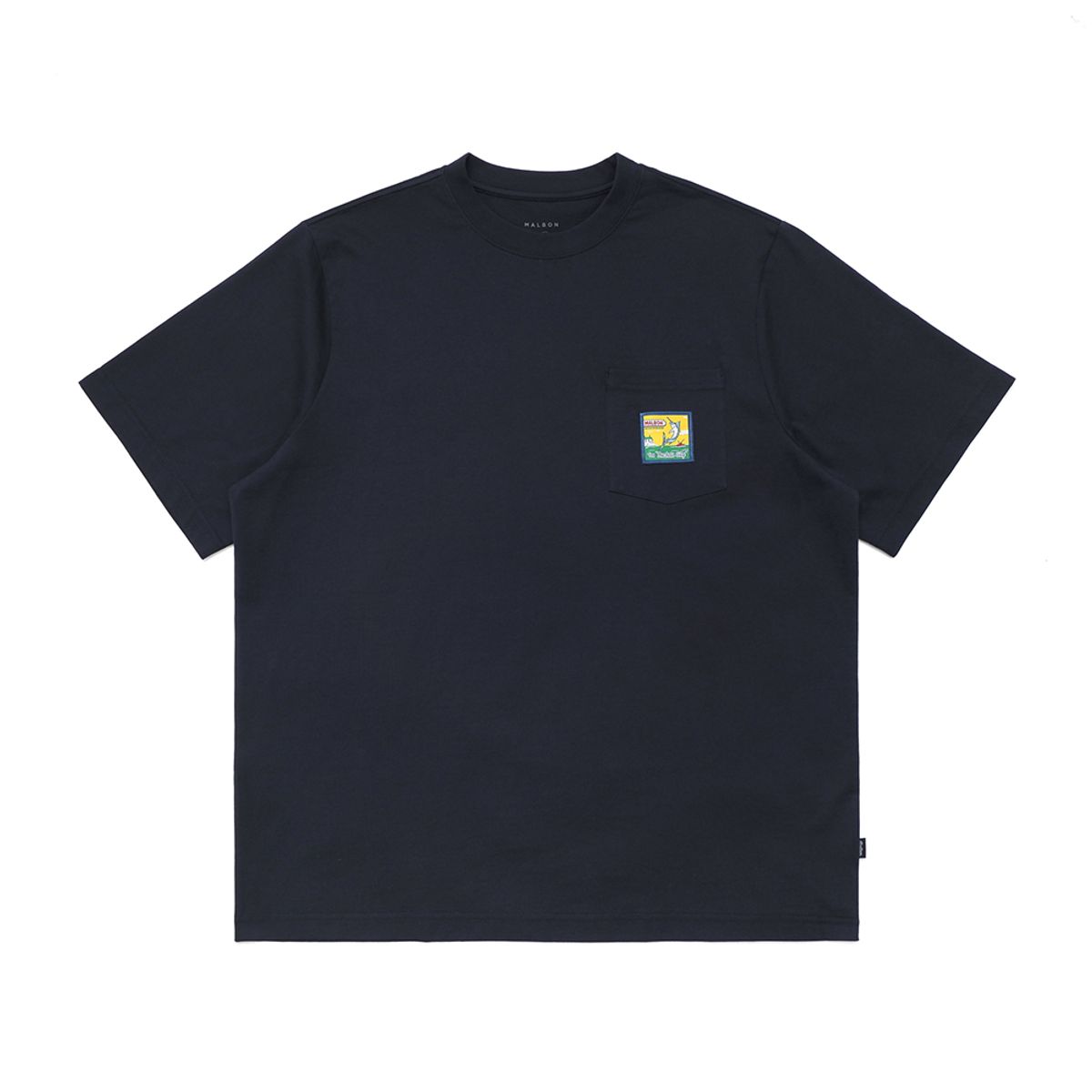 Malbon Buckets City Pocket Tee | Navy M-7983