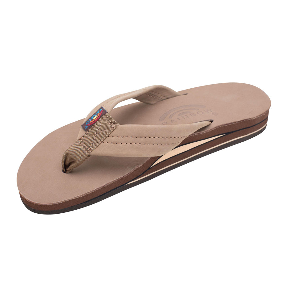 Rainbow Sandals Women's Double Layer Sandal - DARK BROWN 302ALTS0DKBR