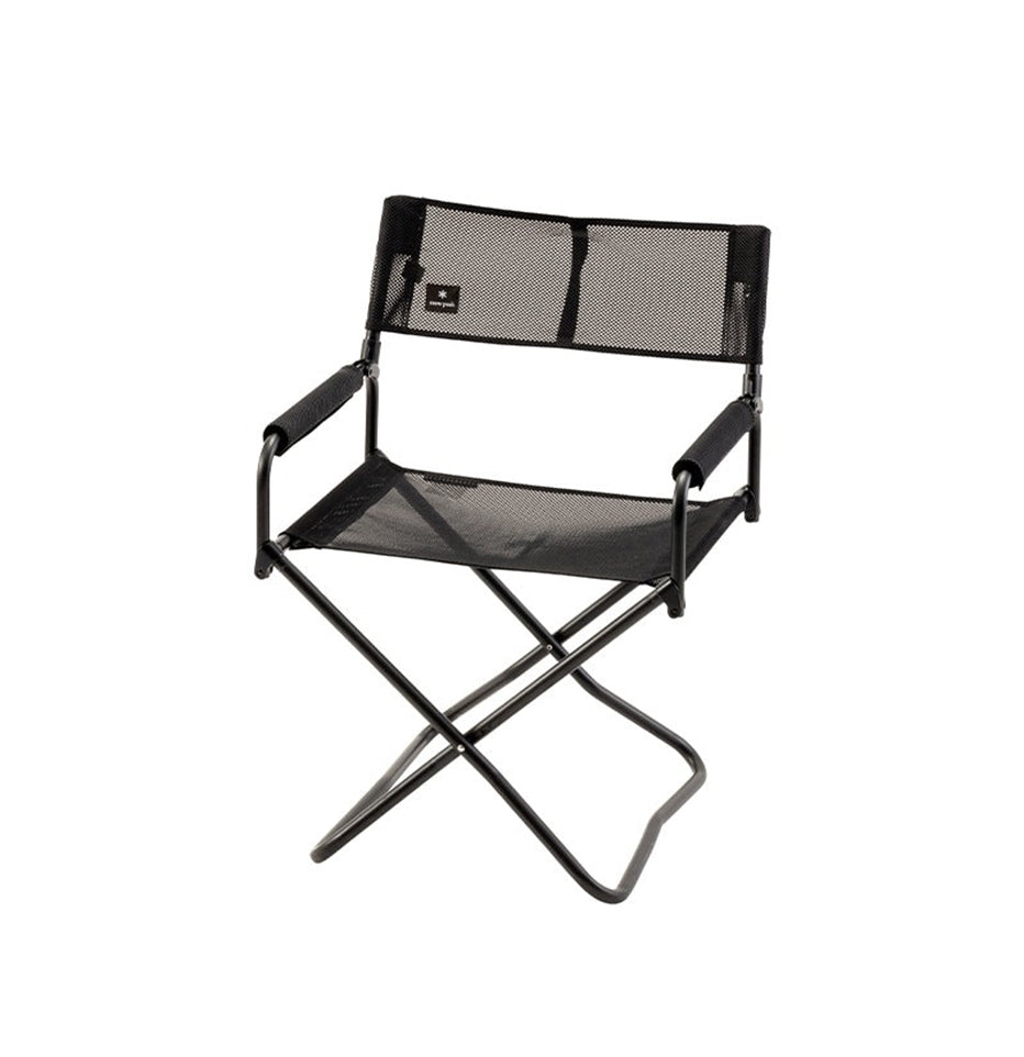 Snow Peak Mesh Folding Chair - LV-077M-BK