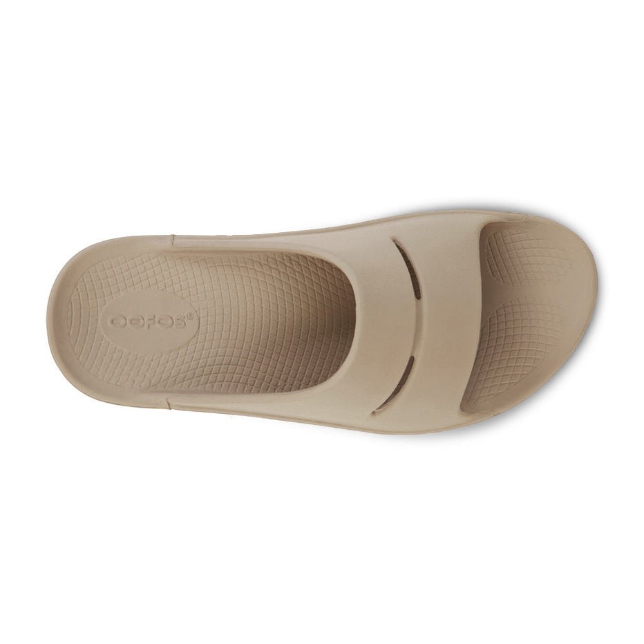 Oofos Ooahh Slide Sandal - Nomad 1100NOMAD slipperM4W6Edge on Street