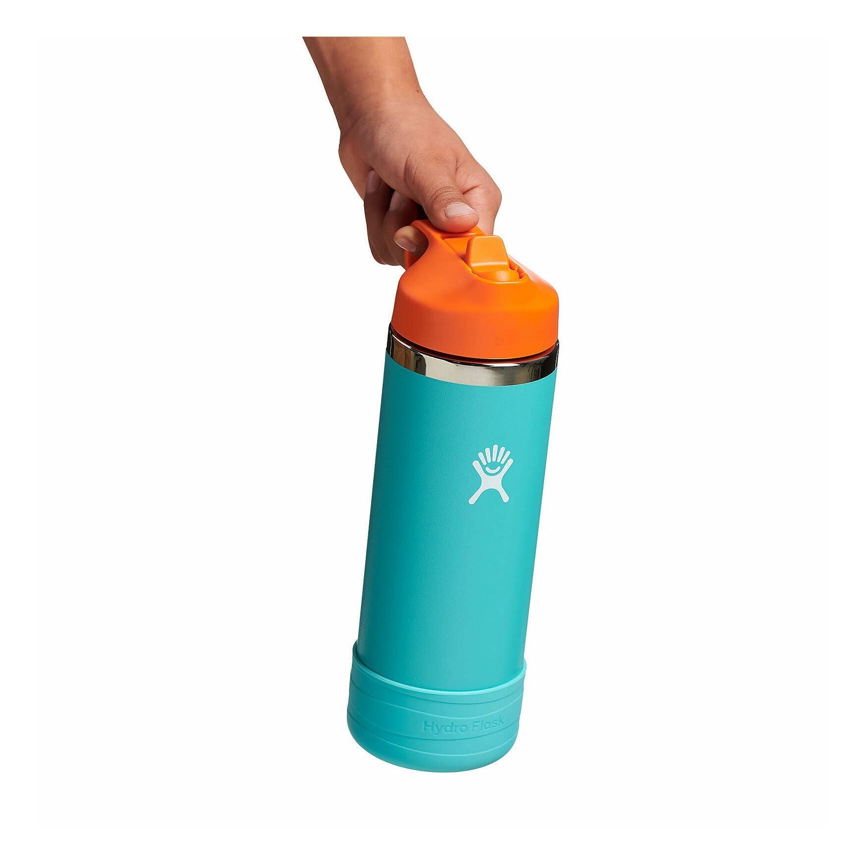 Hydroflask Kids Wide Mouth Straw Cap 18oz | Seaspray W18CSWBB363